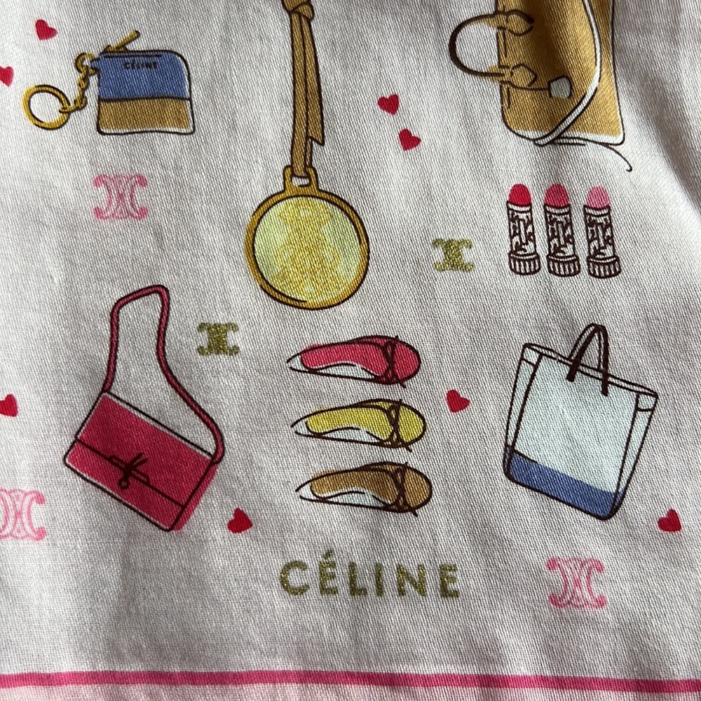 CELINE | Vintage Mini Scarf Handkerchief - Picture 5 of 6